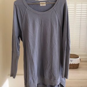 Pale blue sweatshirt